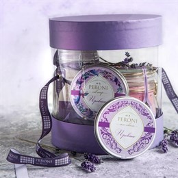 Набор подарочный 'Violet', мед, сахар, свеча 11936