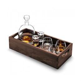 Набор подарочный для виски с деревянным подносом 'Elite Whiskey' 11954