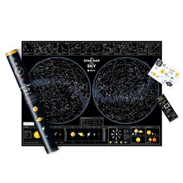 Карта неба флуоресцентная 'Star Map of the SKY' 11957